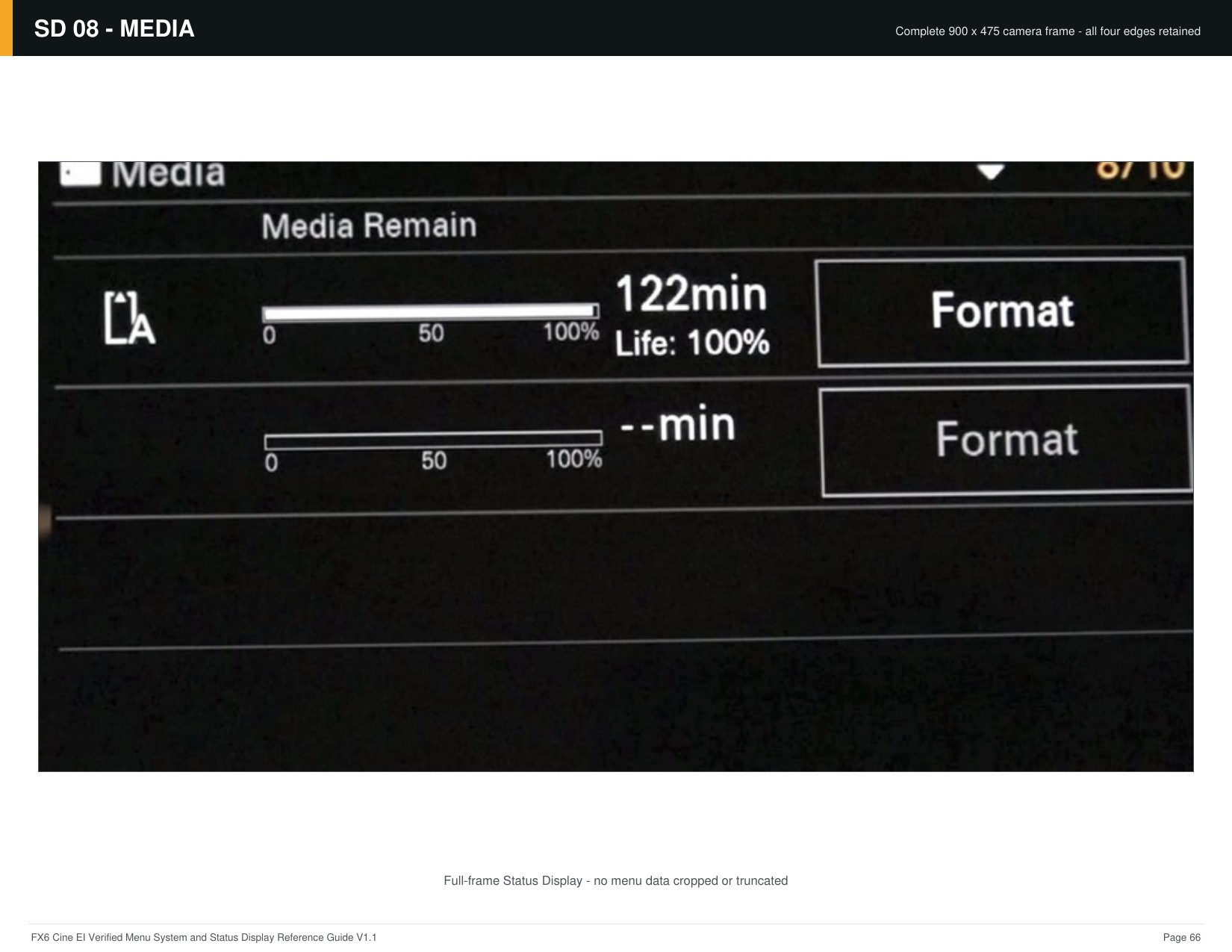 FX6 Cine EI Verified Menu Reference - page 66 of 68